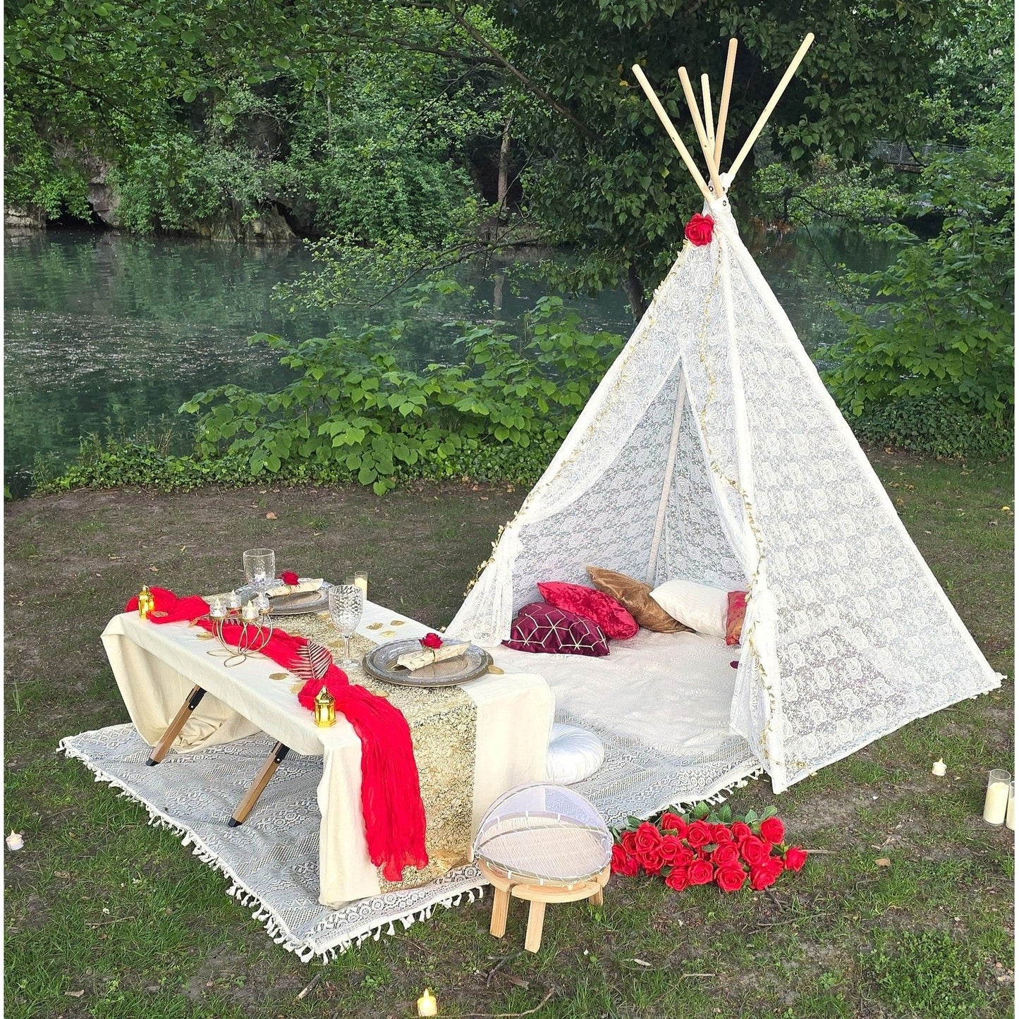 🌳 Pique-nique romantique sur l'herbe