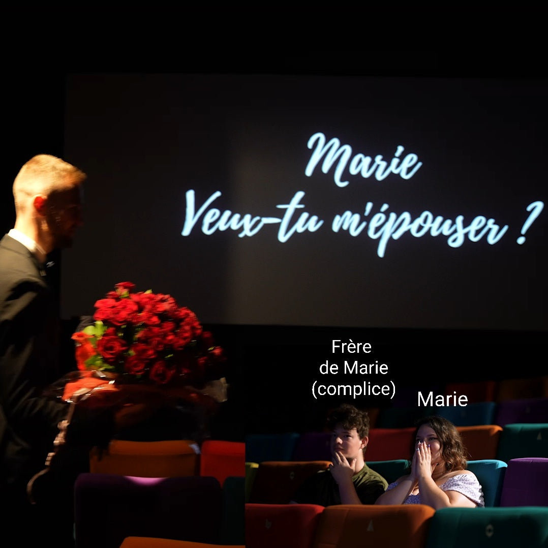 🎬 Privatisation d'une salle de cinéma avec un film vous mettant en scène