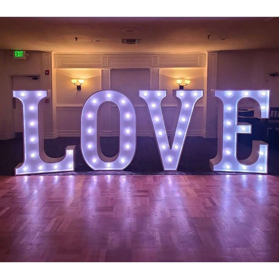 Pack : LOVE lettres LEDs RBG de 1m20 couleurs au choix