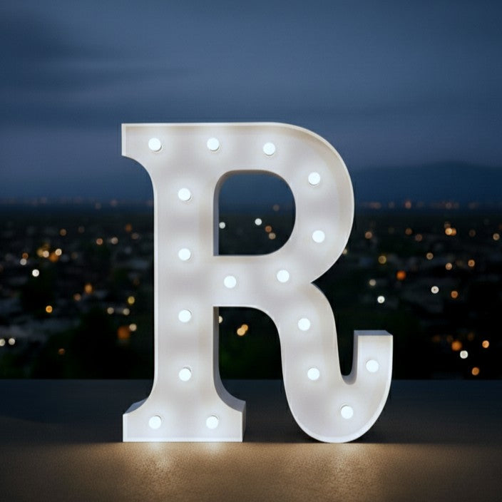 Lettres/Chiffres/Symboles géants lumineux de 1m20 avec LEDS RBG couleurs au choix