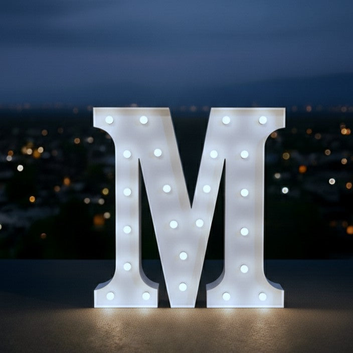 Lettres/Chiffres/Symboles géants lumineux de 1m20 avec LEDS RBG couleurs au choix