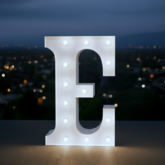 Lettres/Chiffres/Symboles géants lumineux de 1m20 avec LEDS RBG couleurs au choix
