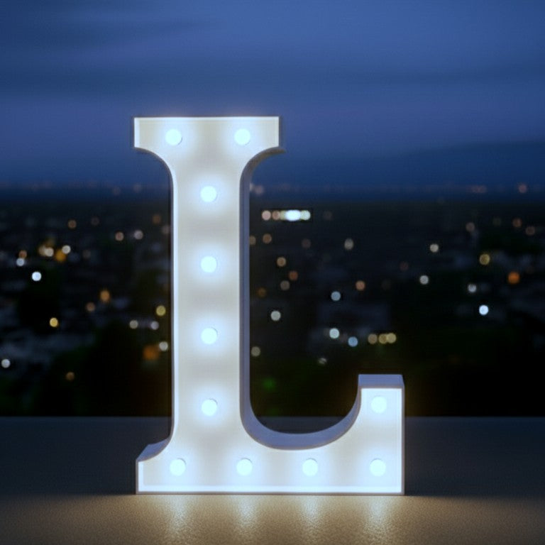 Lettres/Chiffres/Symboles géants lumineux de 1m20 avec LEDS RBG couleurs au choix