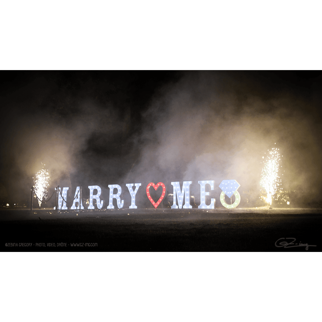 💍 PREMIUM : MARRY ME en lettres géantes de 1m20 à LED avec couleur au choix