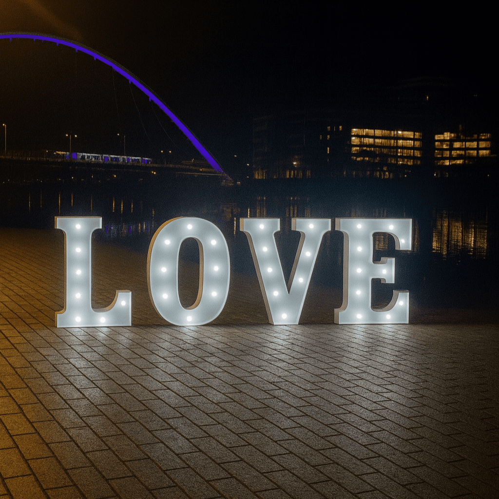 Pack : LOVE lettres LEDs RBG de 1m20 couleurs au choix