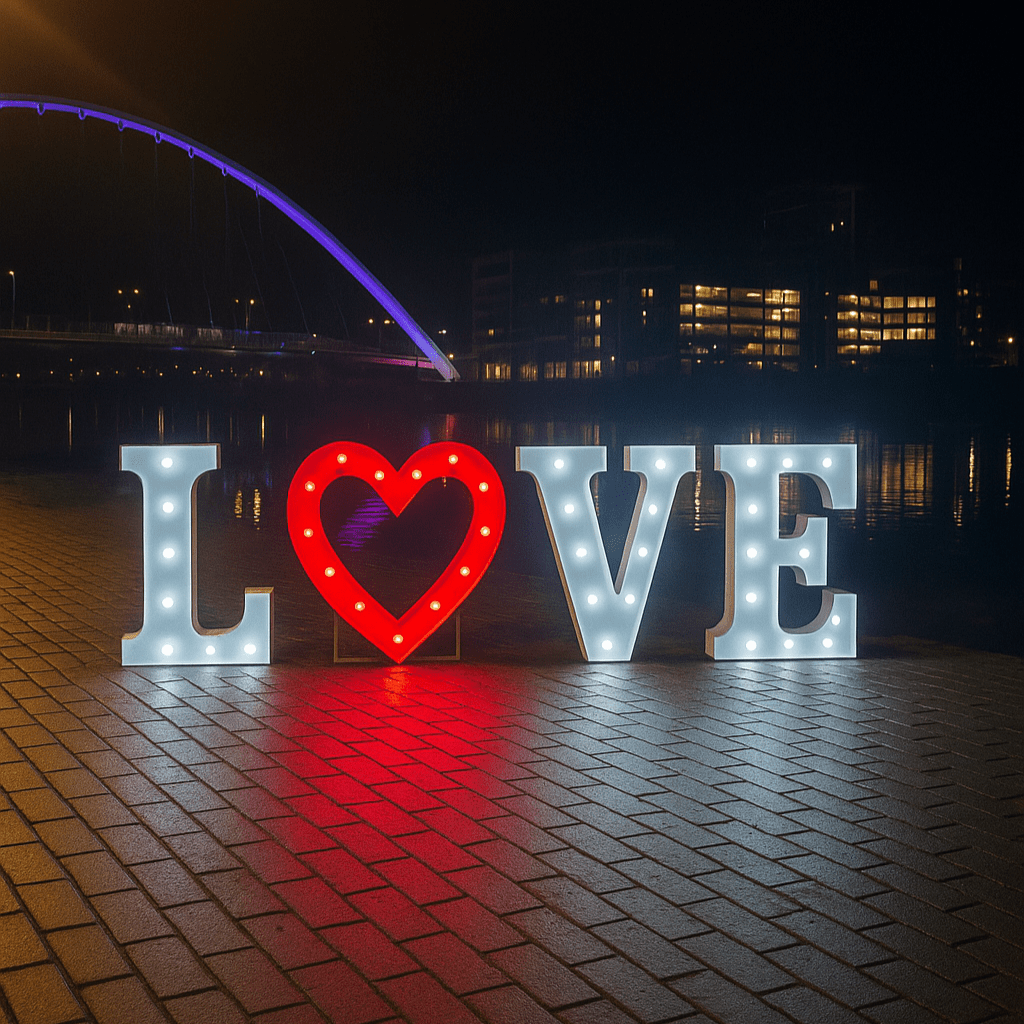 Pack : LOVE lettres LEDs RBG de 1m20 couleurs au choix