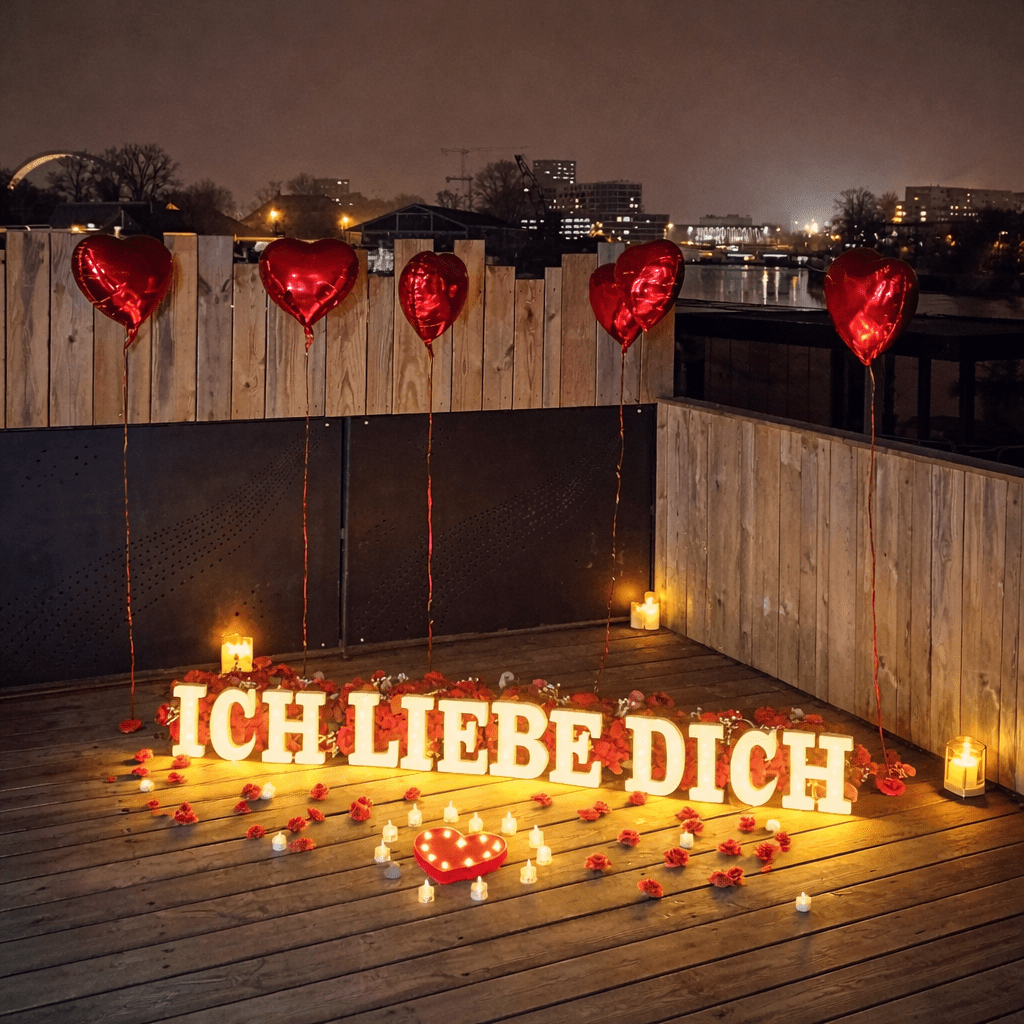 💘 La Déclaration : Mise en scène romantique personnalisable pour lui déclarer votre flamme