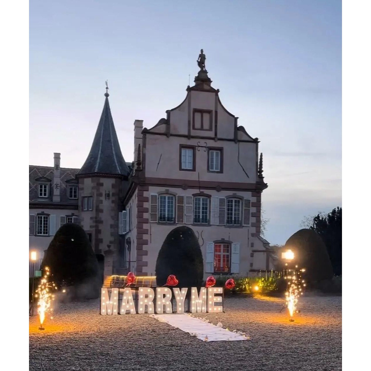 ⚜️ La Promesse : Mise en scène romantique avec privatisation dans un château