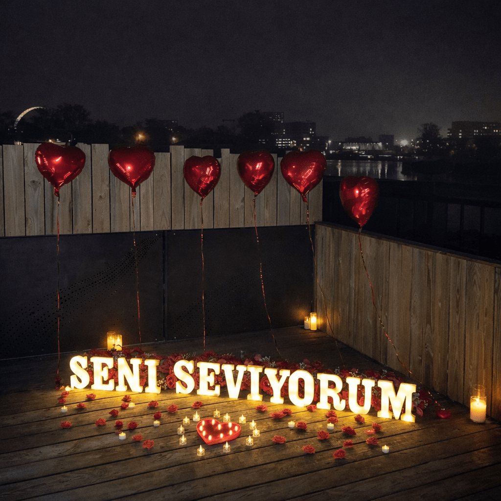 💘 La Déclaration : Mise en scène romantique personnalisable pour lui déclarer votre flamme